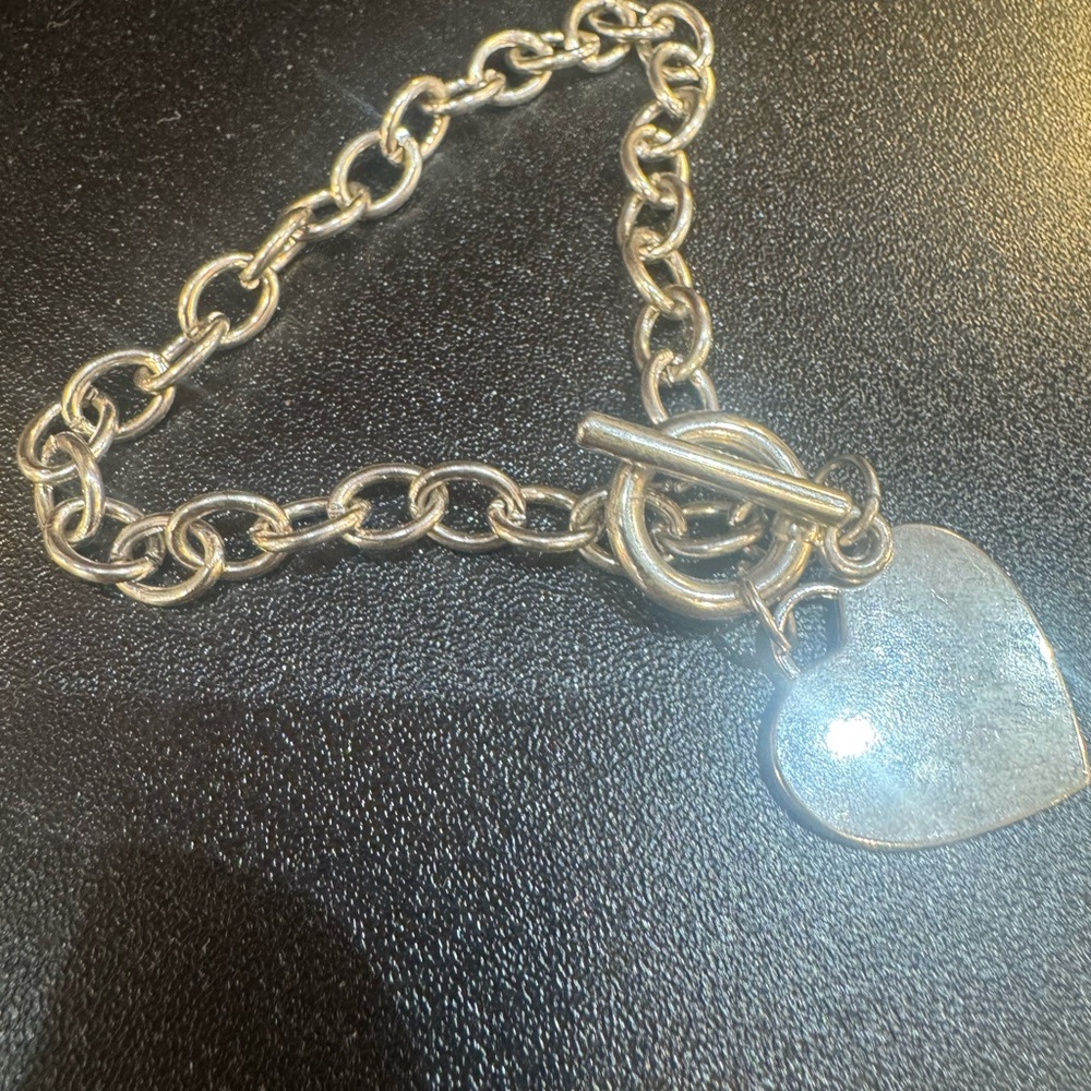 Silver Heart Charm Bracelet